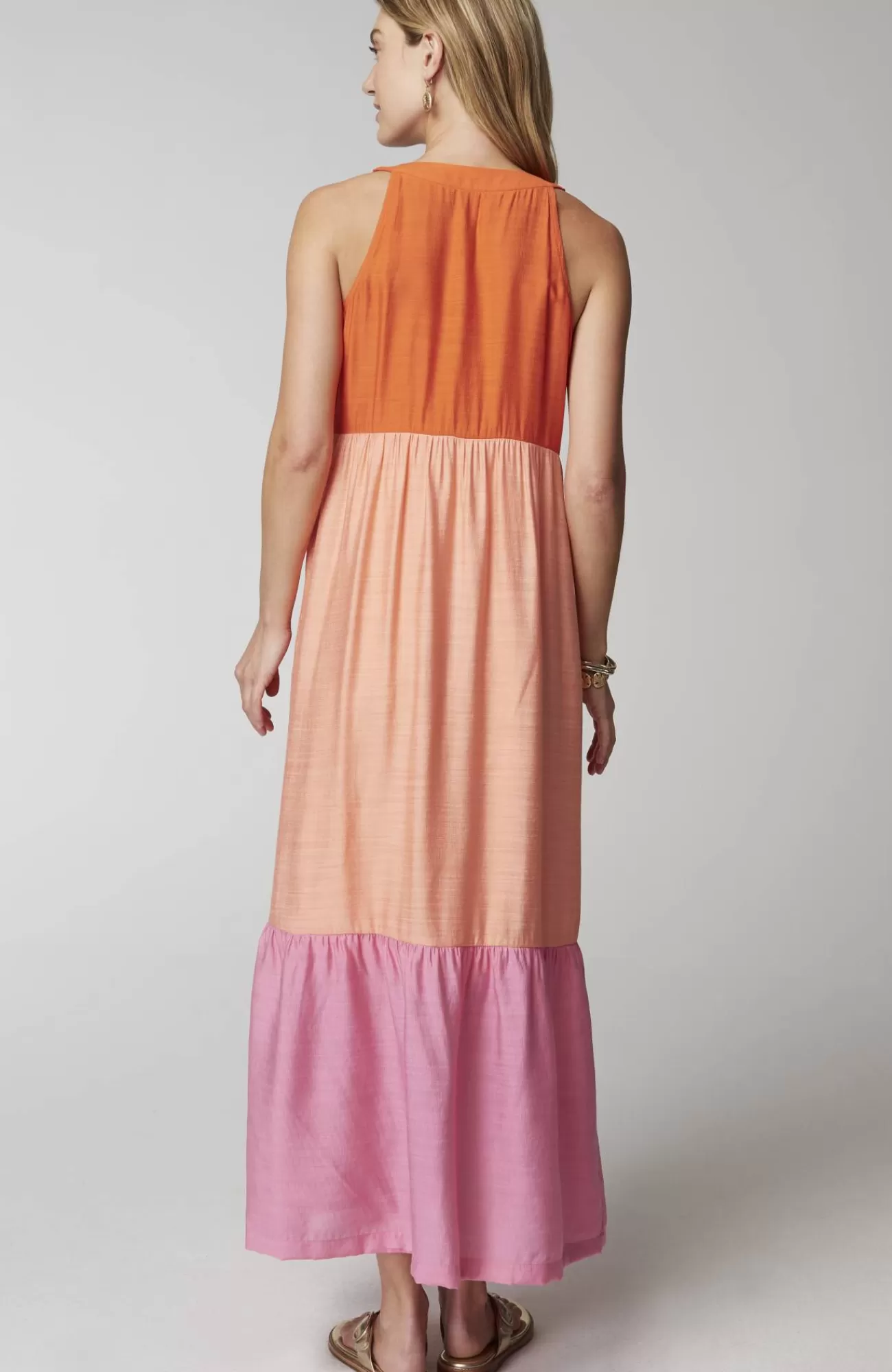 J.Jill Color-Block Maxi Dress Best