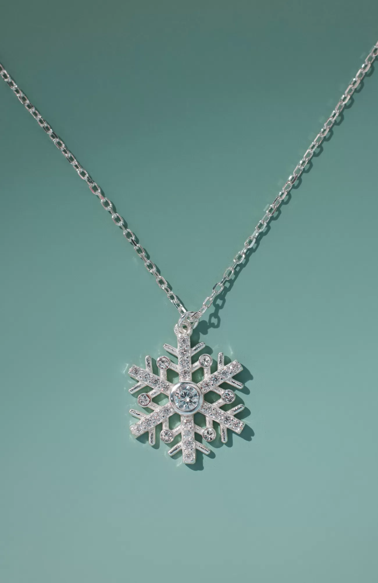 J.Jill Compassion Fund Sterling Snowflake Necklace Silver Sale