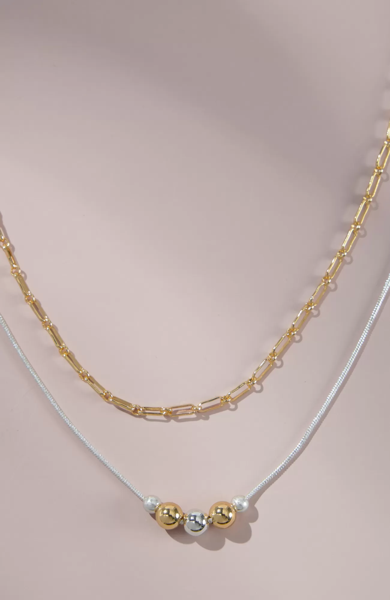 J.Jill Delicate Mixed-Metals Necklace Silvertone/goldtone Flash Sale