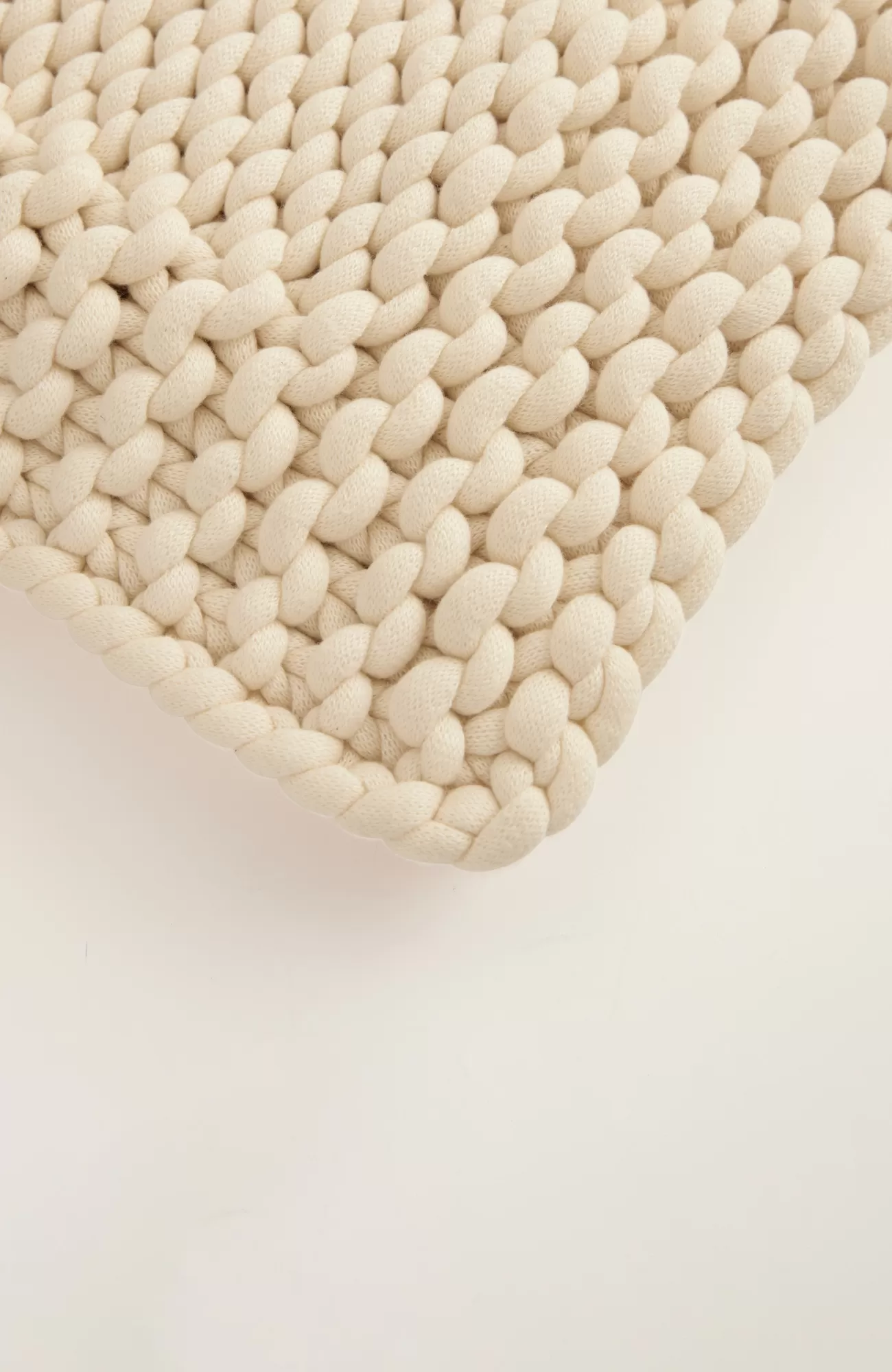 J.Jill Elements Chunky Knit Throw Cream Hot