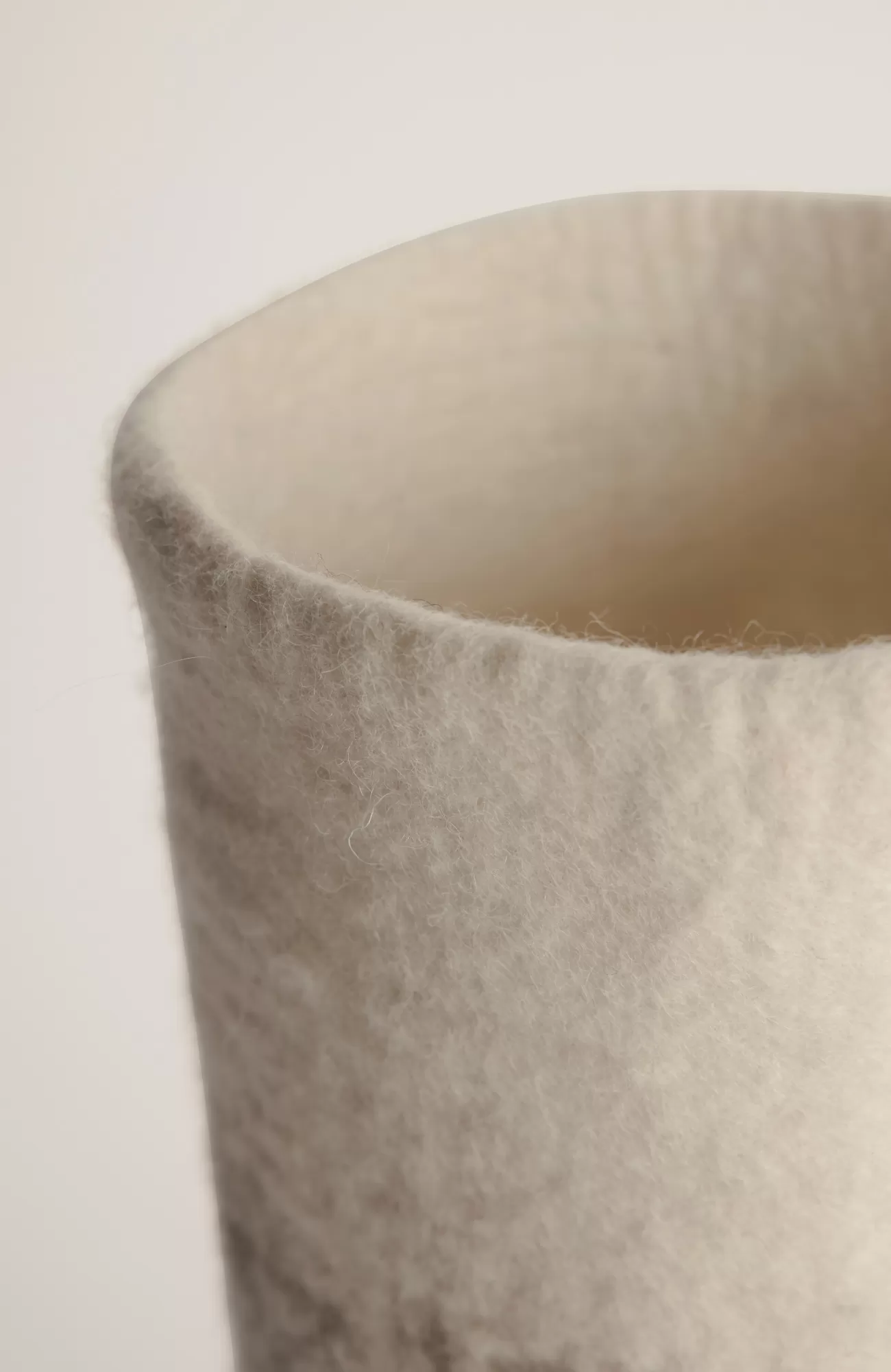 J.Jill Elements Ombré Felt Vase Cream/grey Cheap