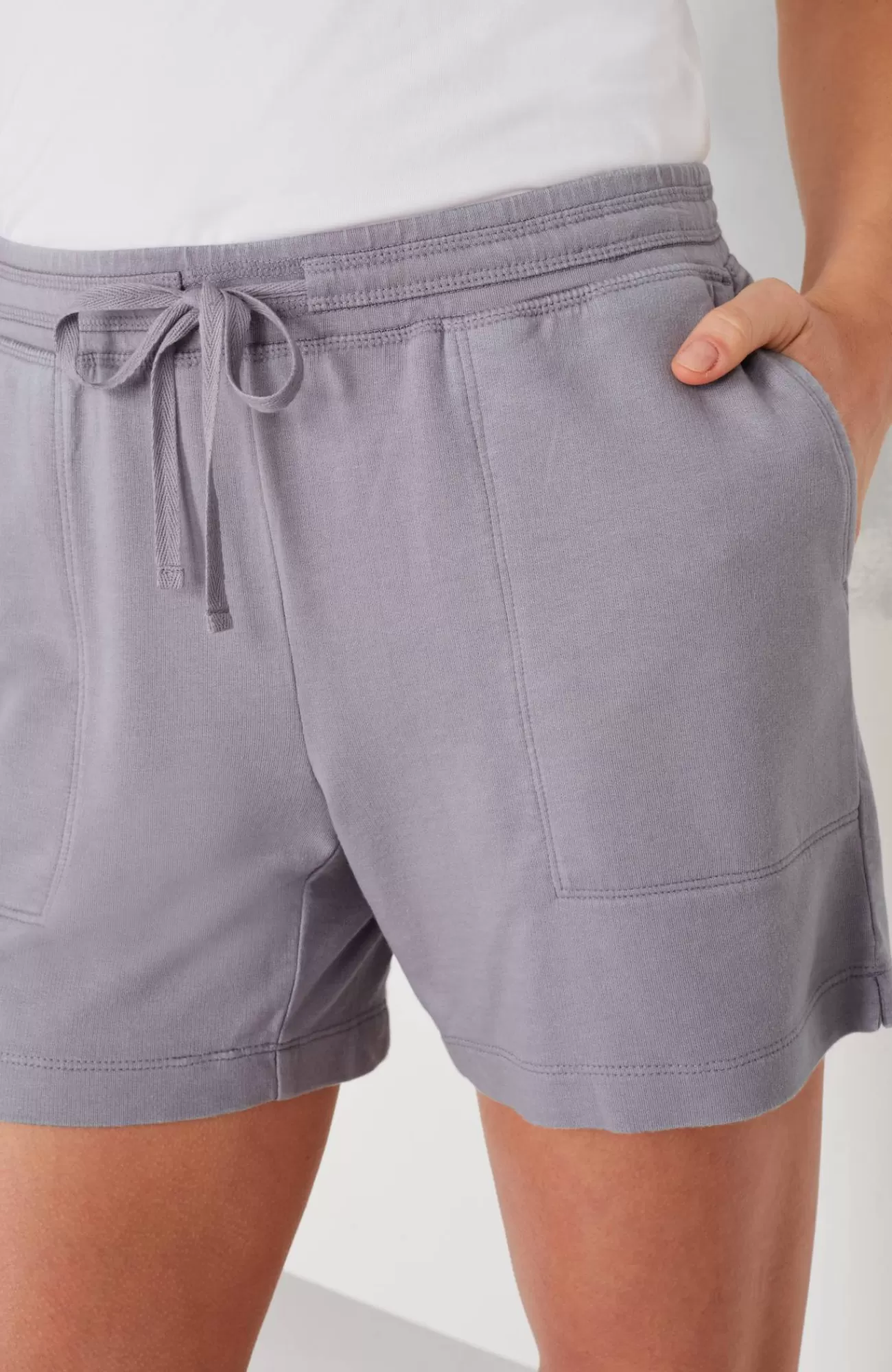 J.Jill Fit Drawstring-Waist Knit Shorts Clearance