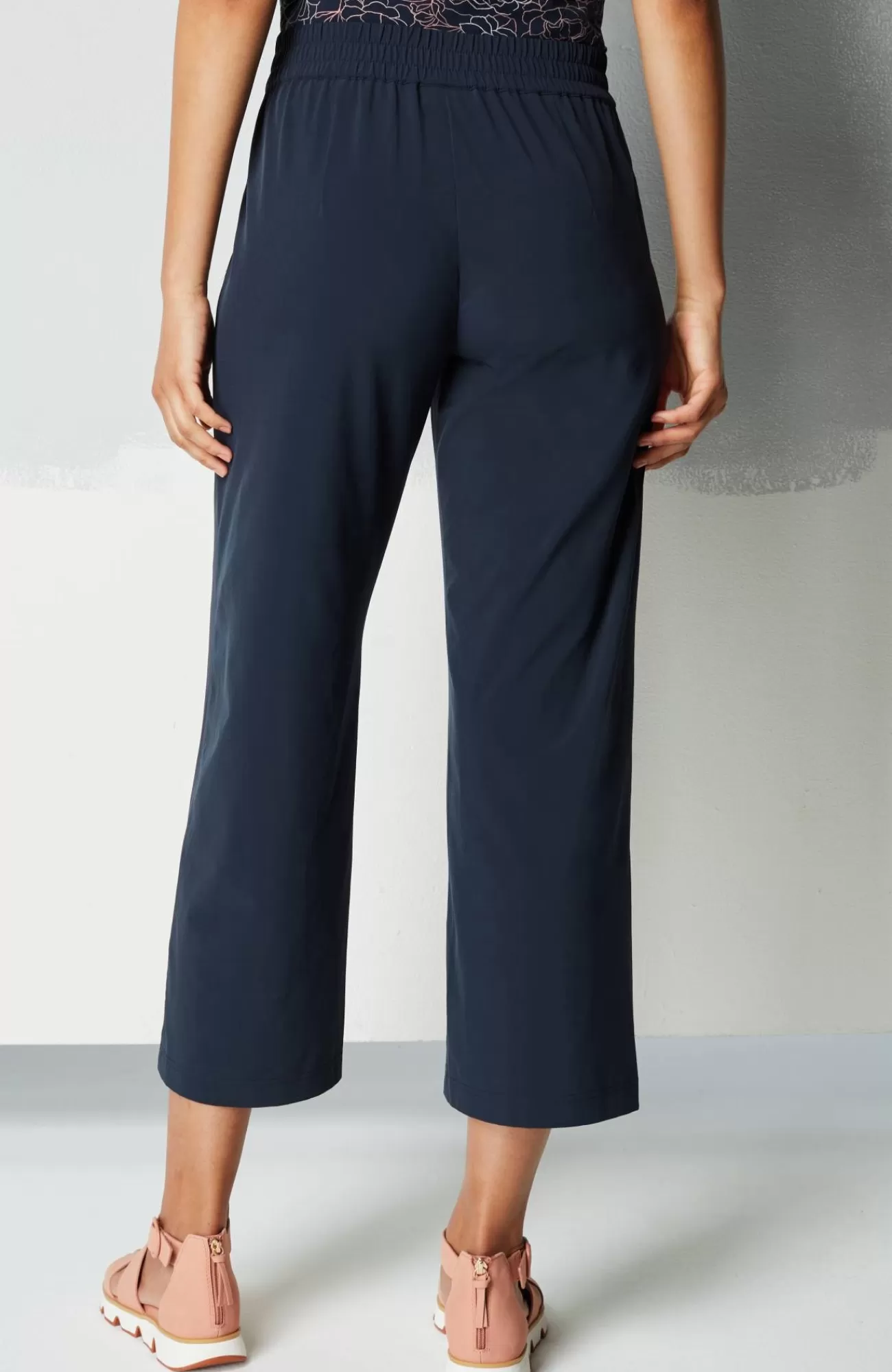 J.Jill Fit On-The-Go Full-Leg Crops Navy Blue Discount