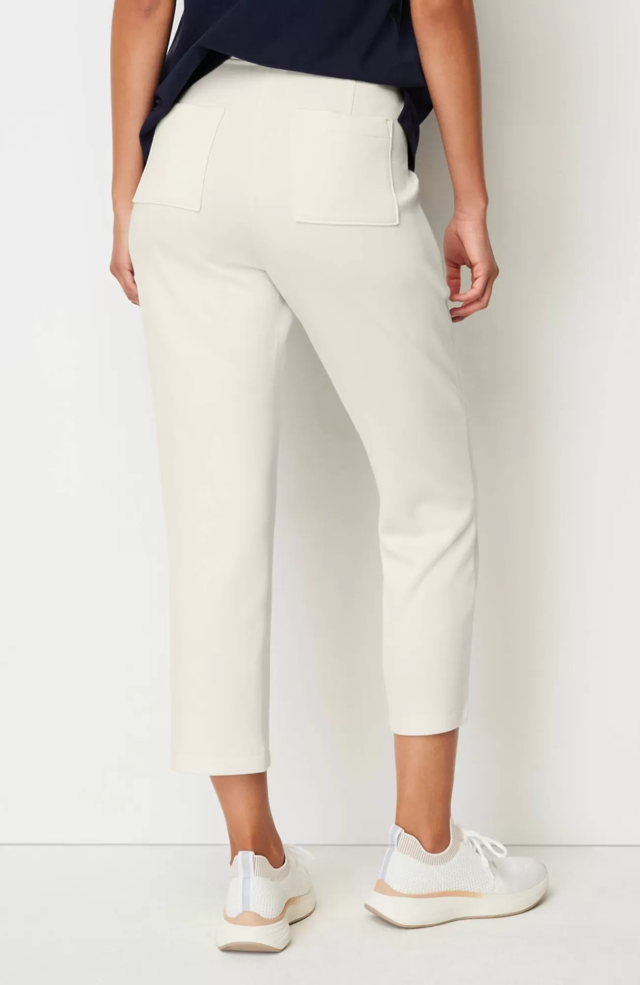 J.Jill Fit Sleek Double-Knit Seamed Crops Shop