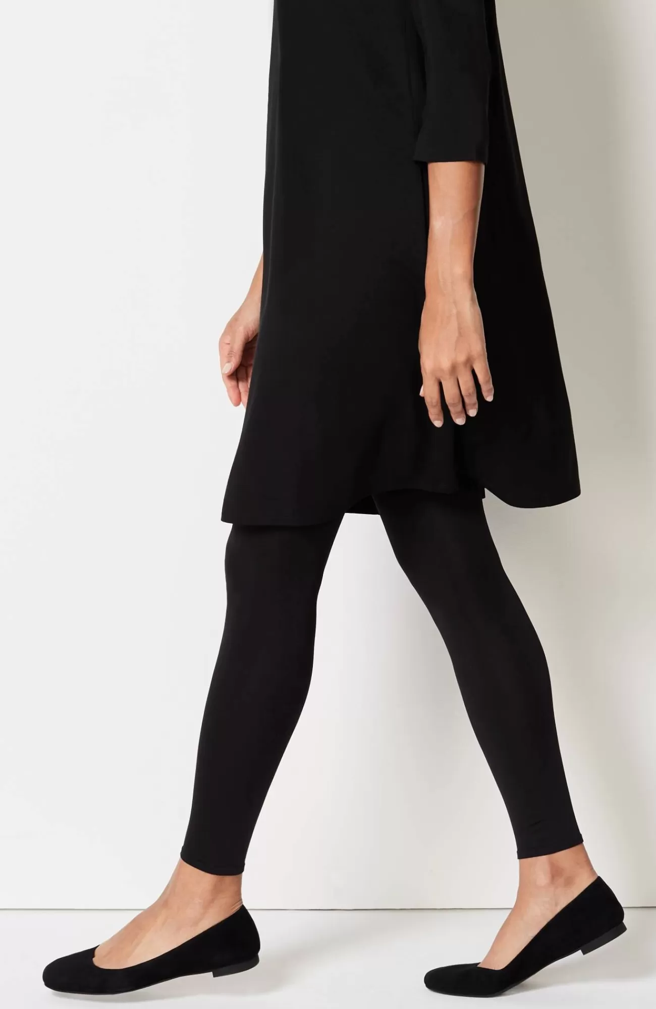 J.Jill Footless Tights Black New