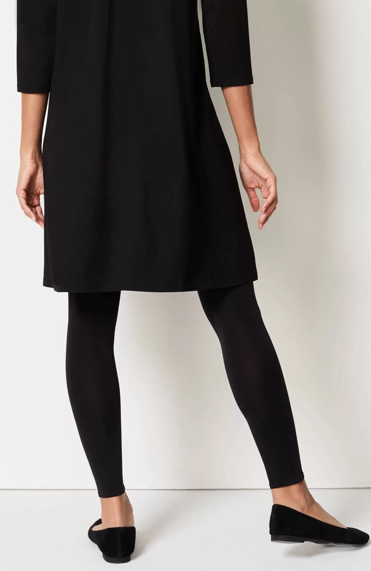 J.Jill Footless Tights Black New