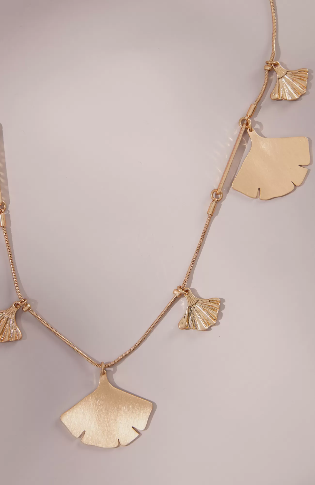 J.Jill Ginkgo Station Necklace Goldtone Best