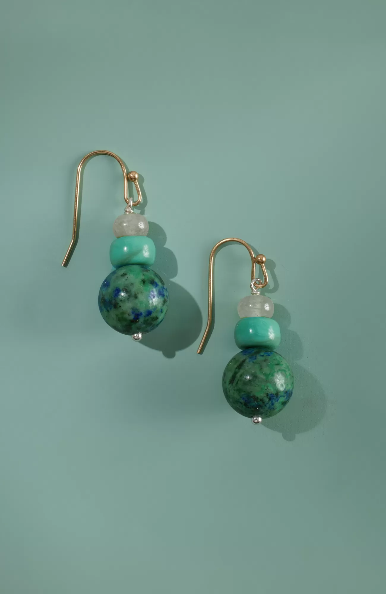 J.Jill Joyous Journey Beaded Earrings Green Multi Hot