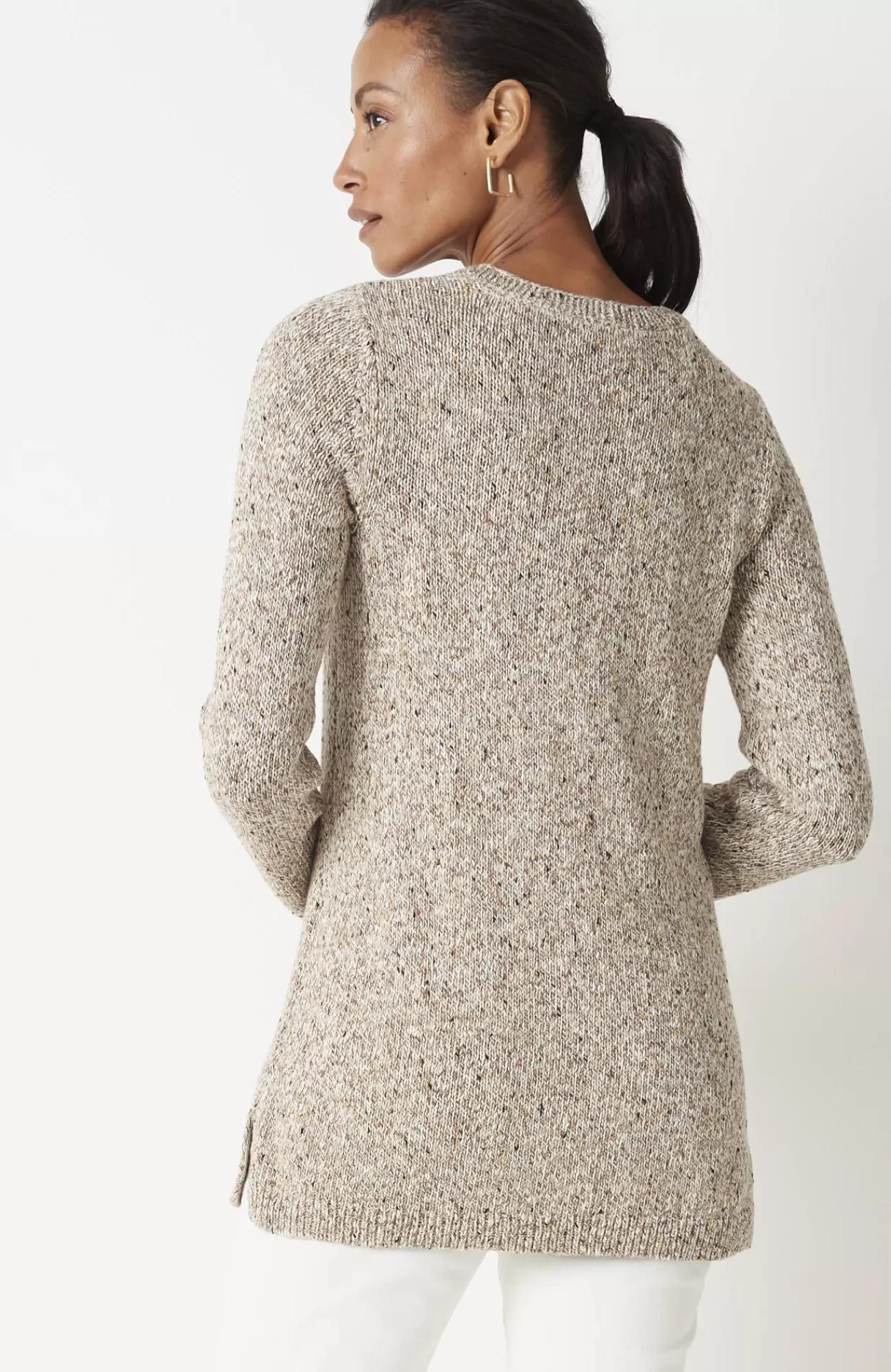 J.Jill Marled V-Neck Speckled Sweater Cheap