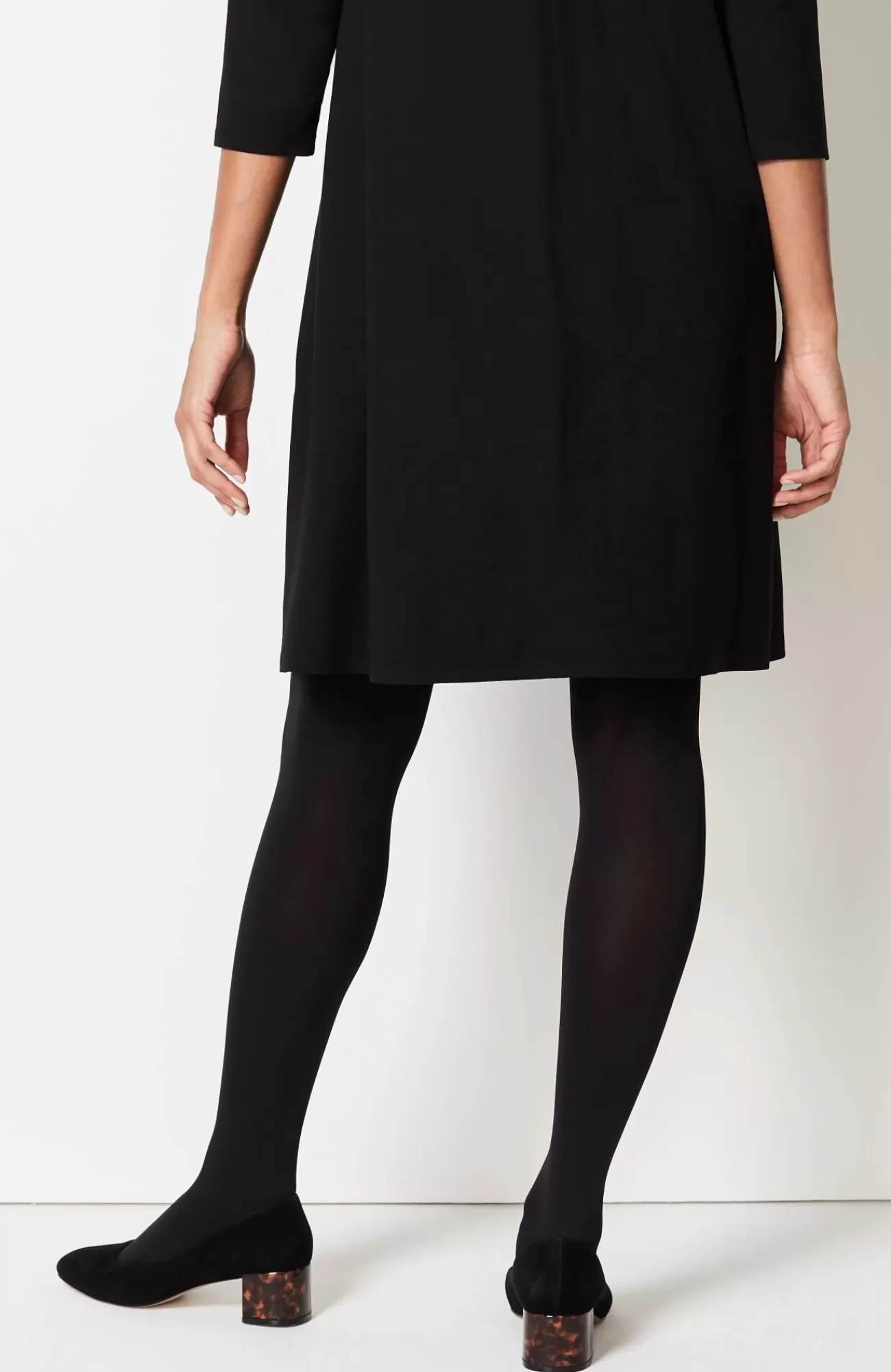 J.Jill Opaque Shaping Tights Black Best Sale