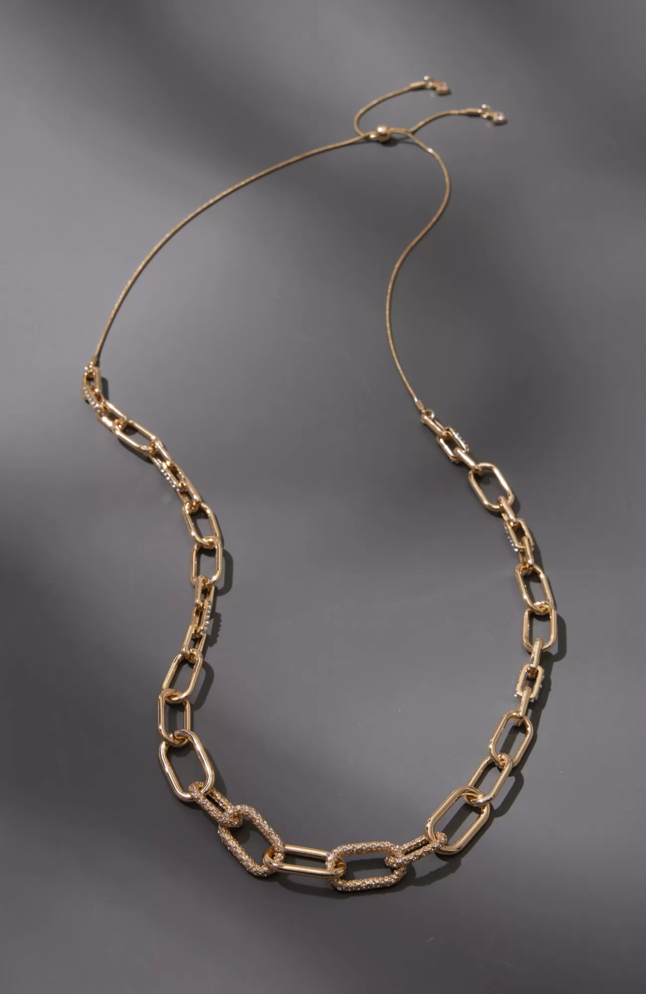 J.Jill Pavé Links Necklace Goldtone Store