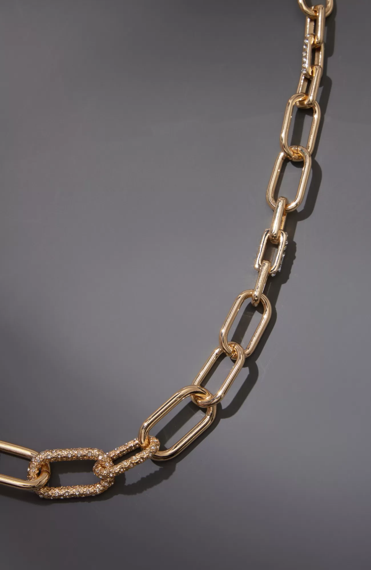 J.Jill Pavé Links Necklace Goldtone Store