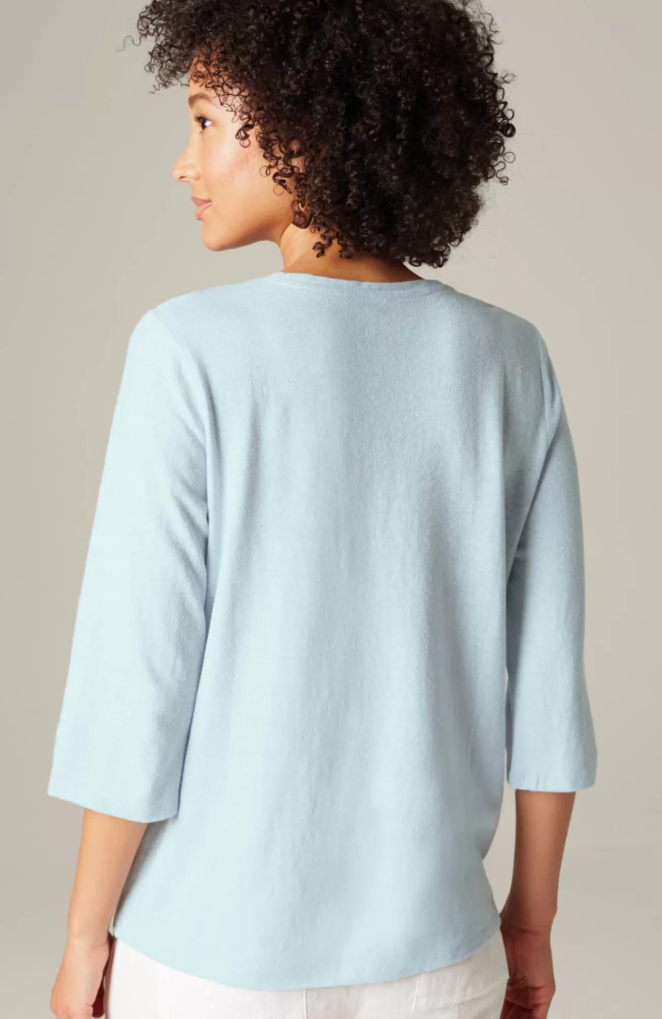 J.Jill Pure Jill Hemp & Cotton Henley Top Shop