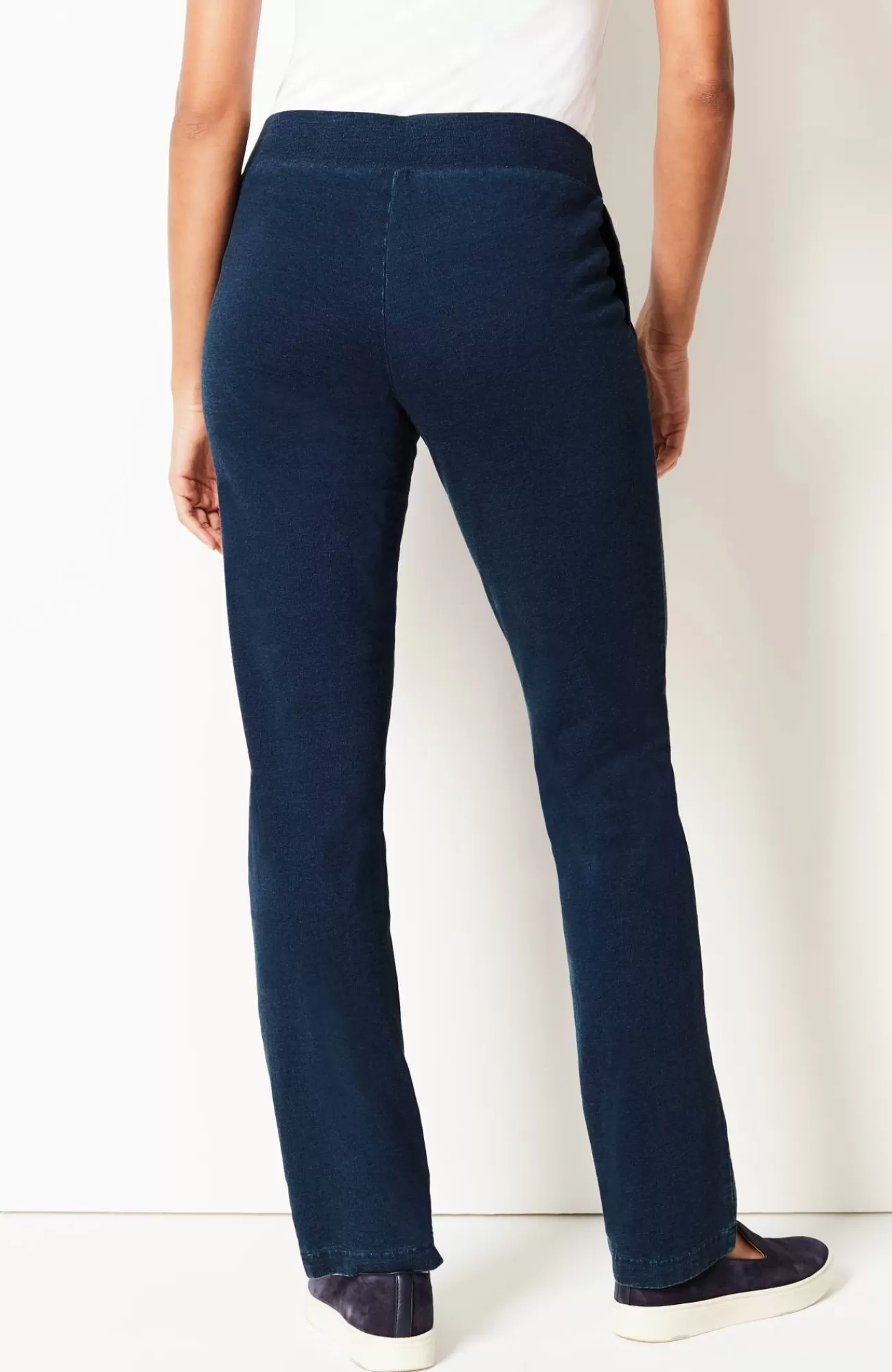 J.Jill Pure Jill Slim-Leg Indigo Knit Jeans Everyday Wash Fashion