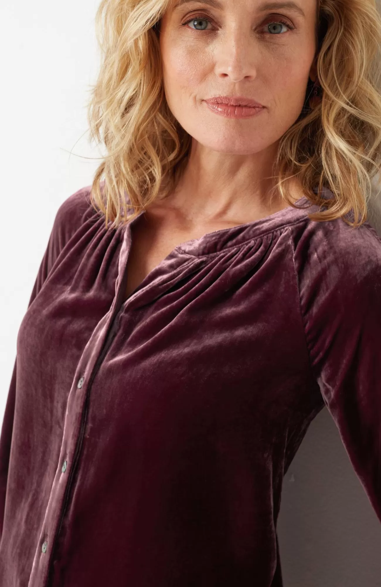 J.Jill Rayon & Silk Velvet Blouse Online