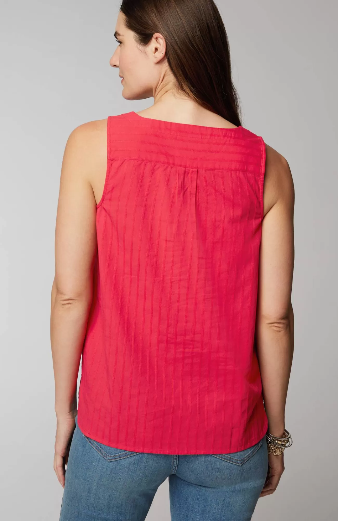 J.Jill Single-Button Sleeveless Popover Clearance