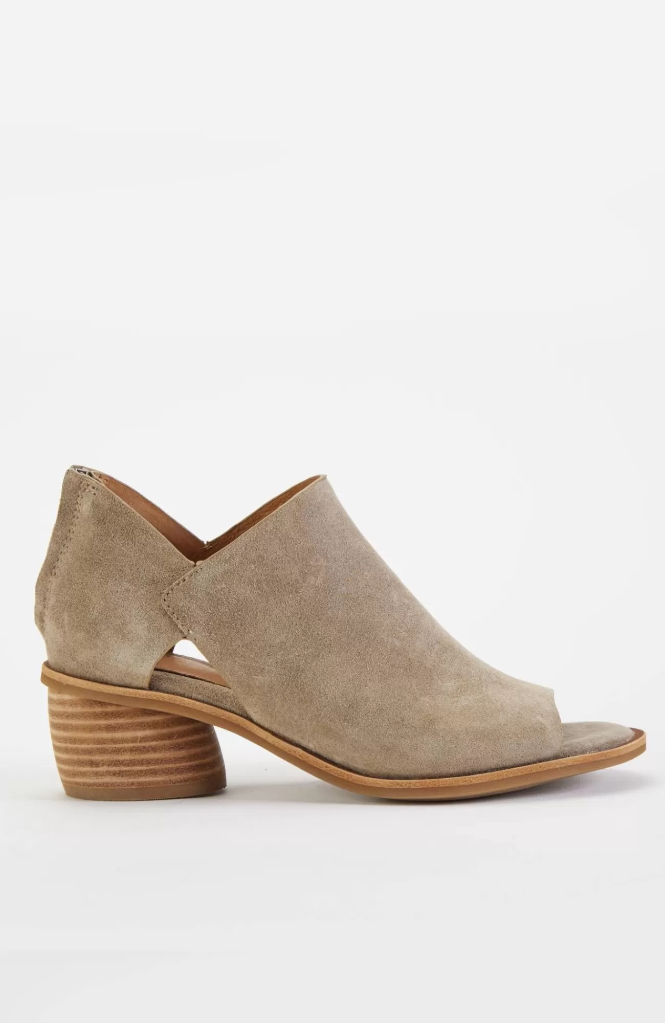 J.Jill Sofft® Carleigh Peep-Toe Booties Light Grey Outlet