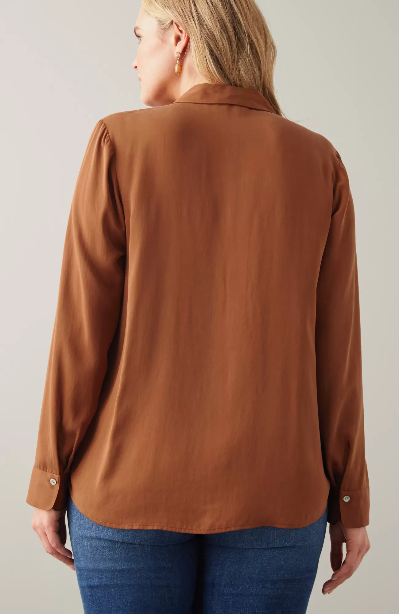 J.Jill Soft Luxe Utility Popover Vicuna Whimsical Woodland Online