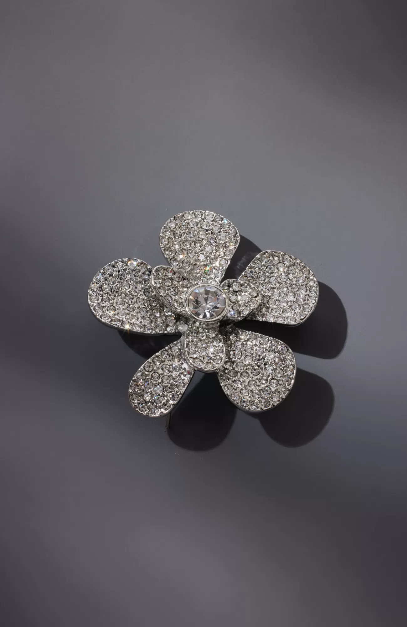 J.Jill Sparkling Floral Pin Silvertone Multi Shop