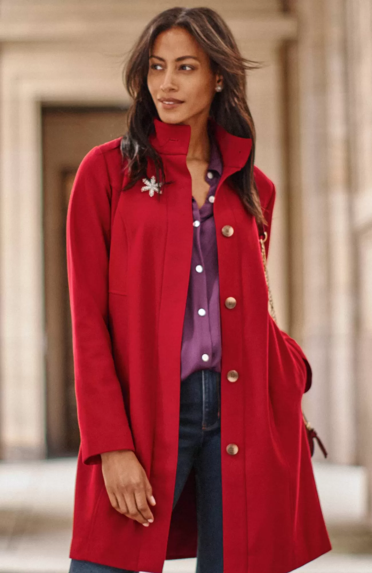 J.Jill The Journey Coat Scarlet Online