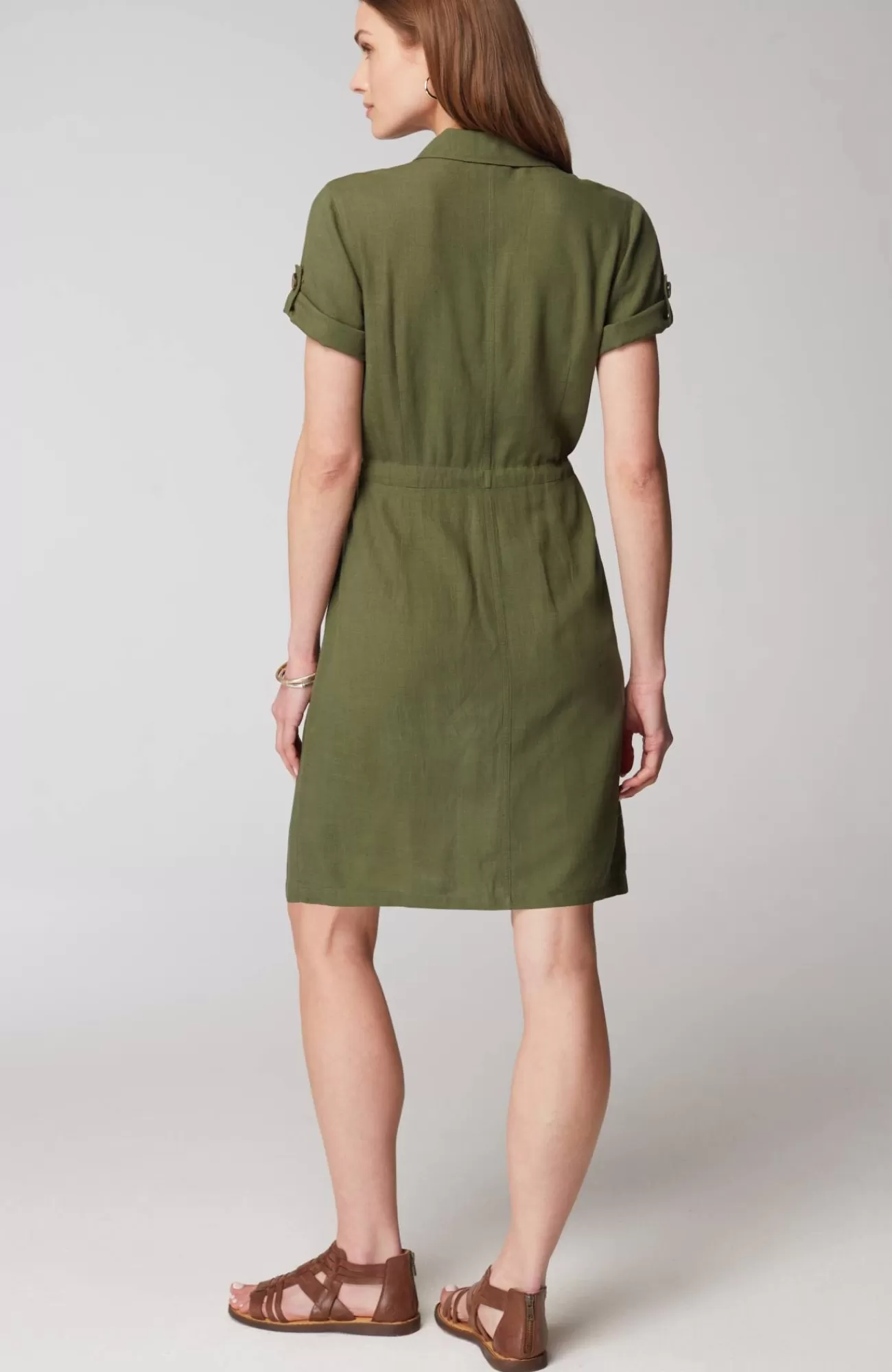 J.Jill Utility Shirtdress Pesto Best Sale