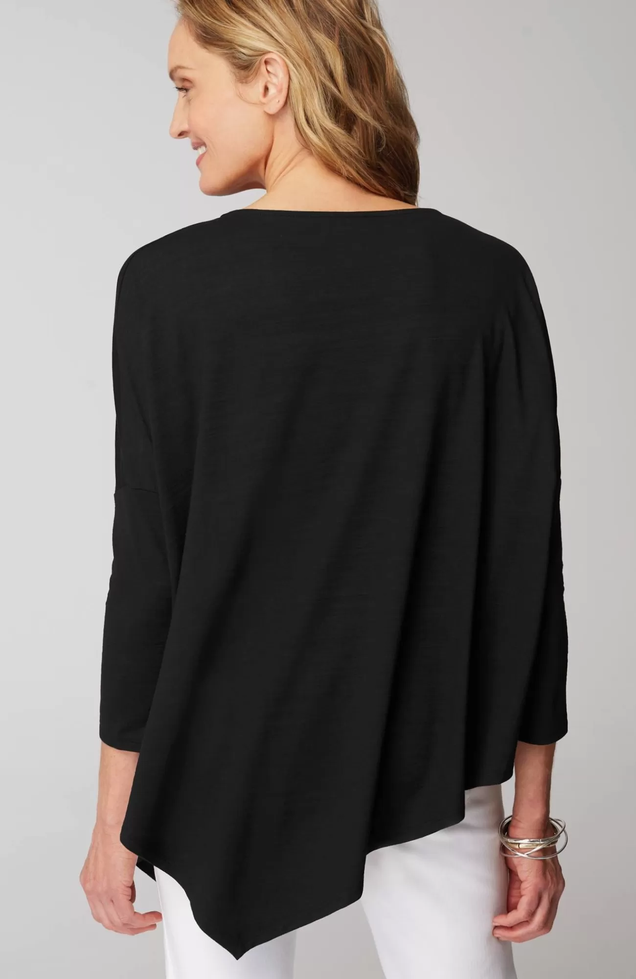 J.Jill Wearever Asymmetric Slub-Knit Top Online