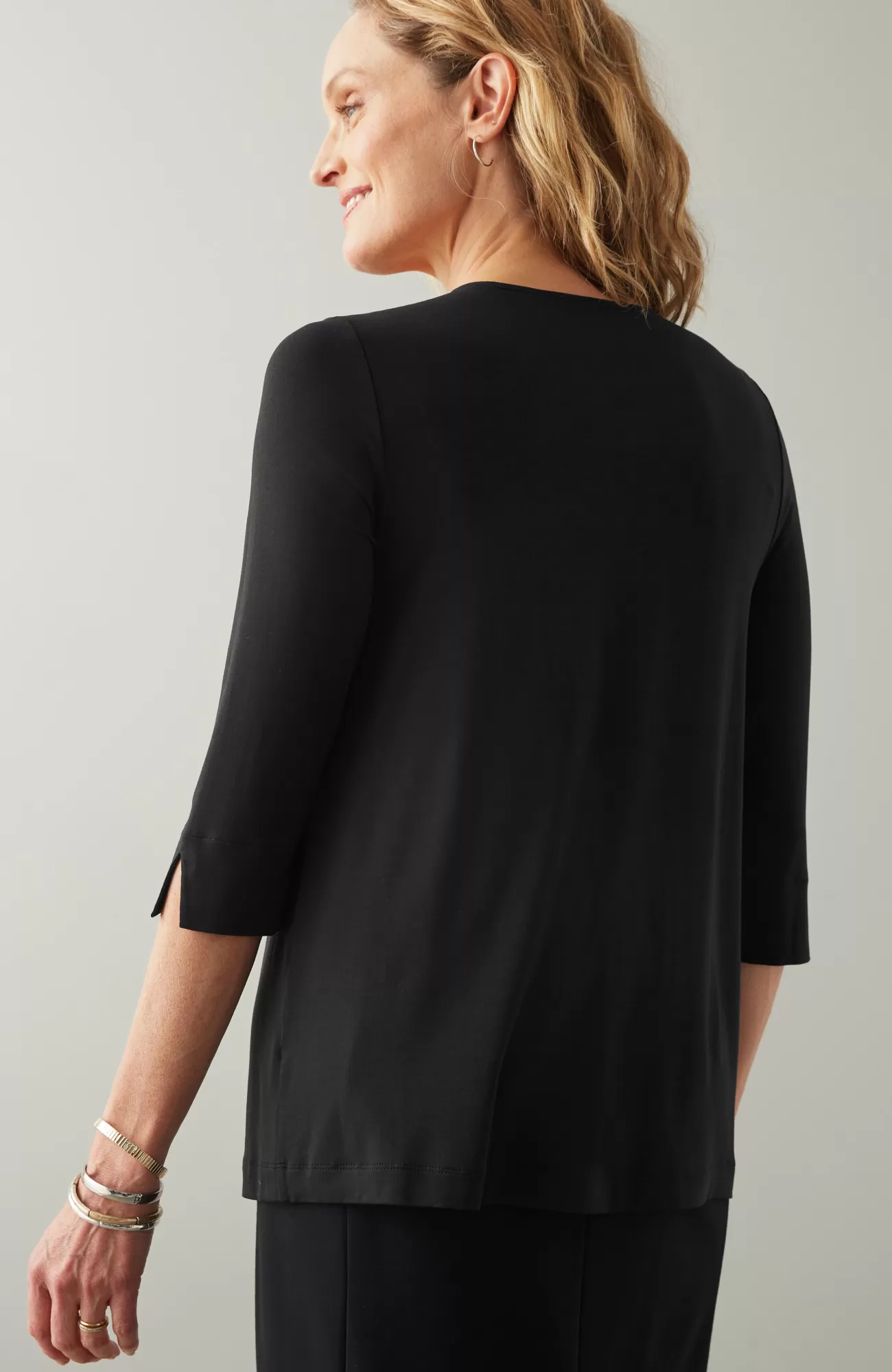 J.Jill Wearever Ballet-Sleeve Crew-Neck Top Shop