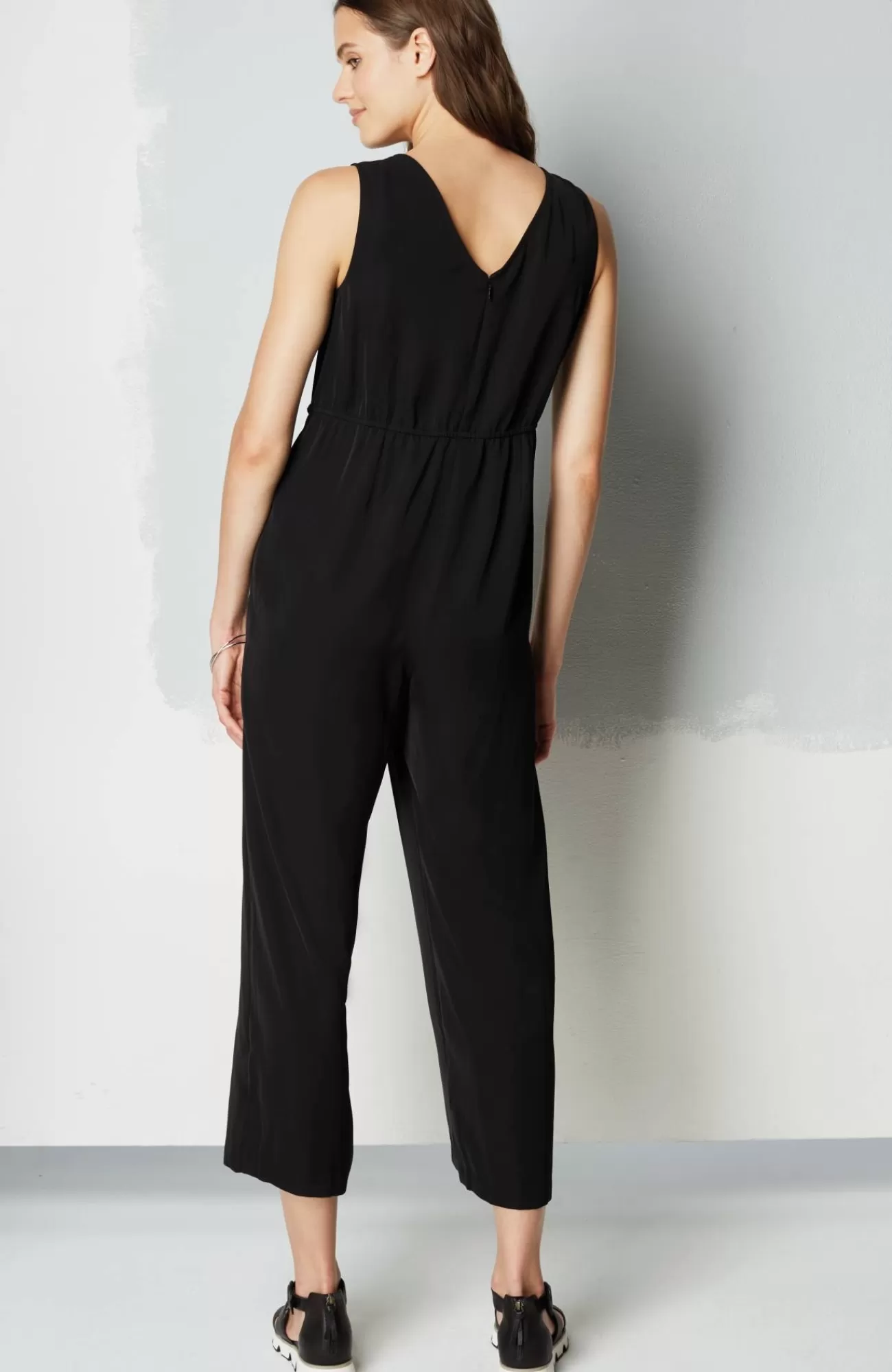 J.Jill Wearever Double-V-Neck Jumpsuit Discount